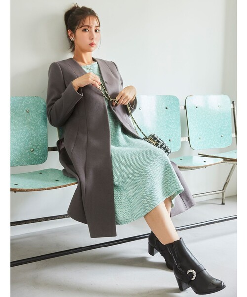 TOCCA(トッカ)の「SMALL STAR ドレス(ワンピース・レディース・グリーン系5/ピンク系5/ブラック系5・00/0/2/4/6)」の10枚目の写真