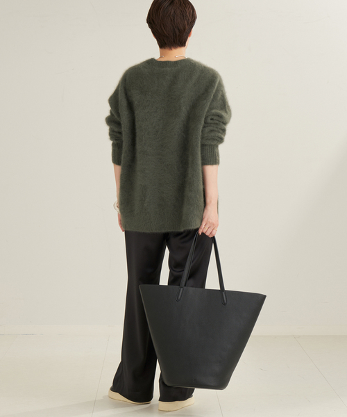 Plage プラージュ　Satin Relaxパンツ　ブラック　美品 追加予約》dull satin relax パンツ（その他パンツ）｜Plage