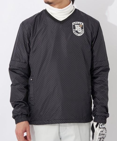 FILA GOLF/フィラゴルフ】Vネックプルオーバー ゴルフ（Tシャツ