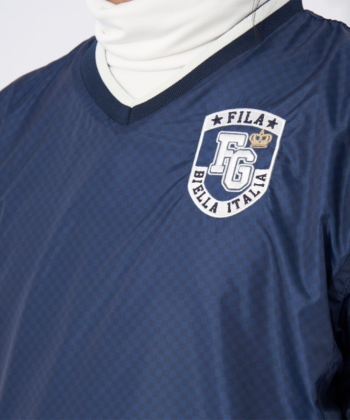 FILA GOLF(フィラゴルフ )の「【FILA GOLF/フィラゴルフ】Vネックプルオーバー ゴルフ(Tシャツ/カットソー・メンズ・ブラックミックス/ケミカルウォッシュ/ライトグレー・MEDIUM)」の13枚目の写真