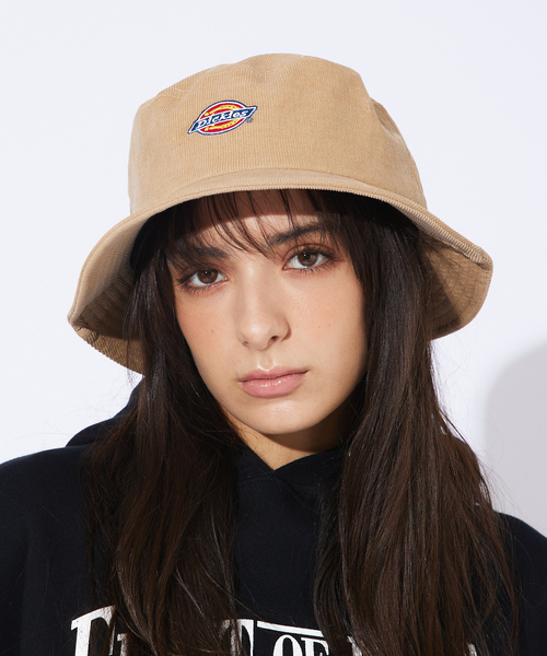 Dickies(ディッキーズ)の「【DICKIES/ディッキーズ】EX CORDUROY BUCKET HAT コーディロイバケットハット(ハット・メンズ・ブラウン/ネイビー/ベージュ/アイボリー/ブラック・フリー)」の4枚目の写真