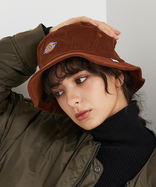 Dickies(ディッキーズ)の「【DICKIES/ディッキーズ】EX CORDUROY BUCKET HAT コーディロイバケットハット(ハット・メンズ・ブラウン/ネイビー/ベージュ/アイボリー/ブラック・フリー)」の3枚目の写真