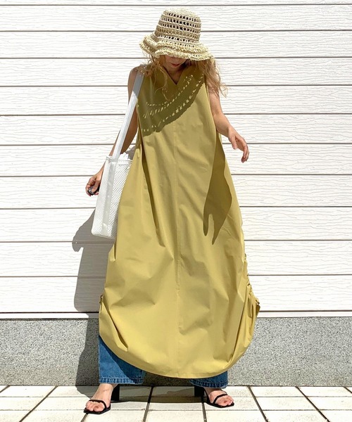 Q(キュー)の「ペーパーフリンジハット(ハット・レディース・ベージュ/ブラウン・ONE SIZE)」の16枚目の写真