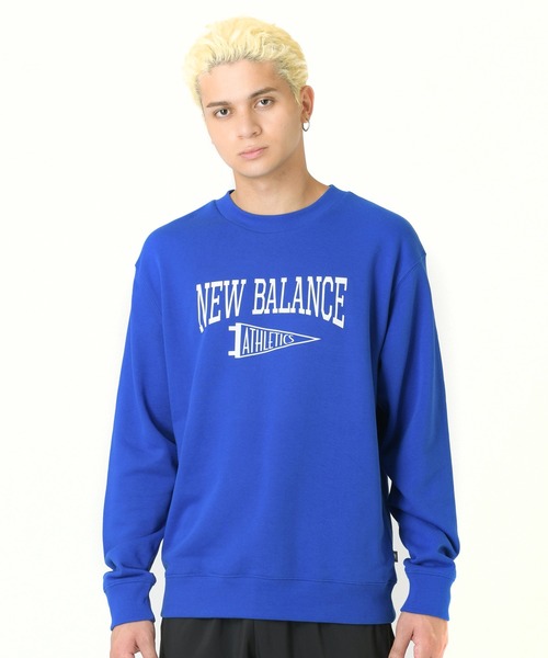 NEW BALANCE（ニューバランス）の「ペナント　クルーネックスウェット（スウェット・メンズ・ホワイト/ライトグレー/ブルー・SMALL/MEDIUM/LARGE/X-LARGE/XX-LARGE）」の11枚目の写真