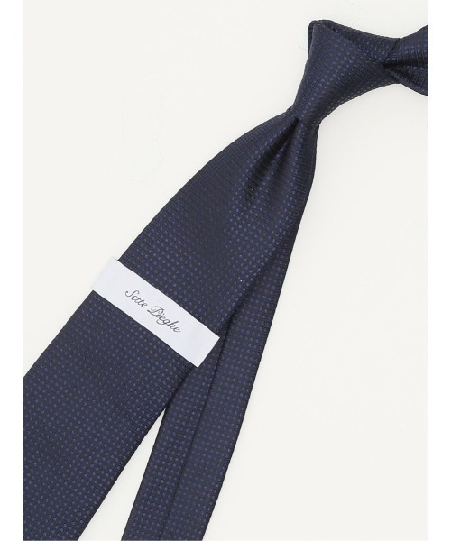 m.f.エディトリアル メンズ セッテピエゲ シルクソリッド ネクタイ 8cm幅（ネクタイ）｜m.f.editorial（エムエフエディトリアル）