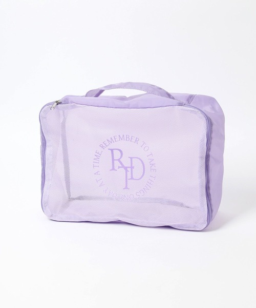 GLOBAL WORK（グローバルワーク）の「メッシュポーチ/149173（ポーチ・キッズ・パープル/オフホワイト/イエロー/ブラック・FREE）」の3枚目の写真