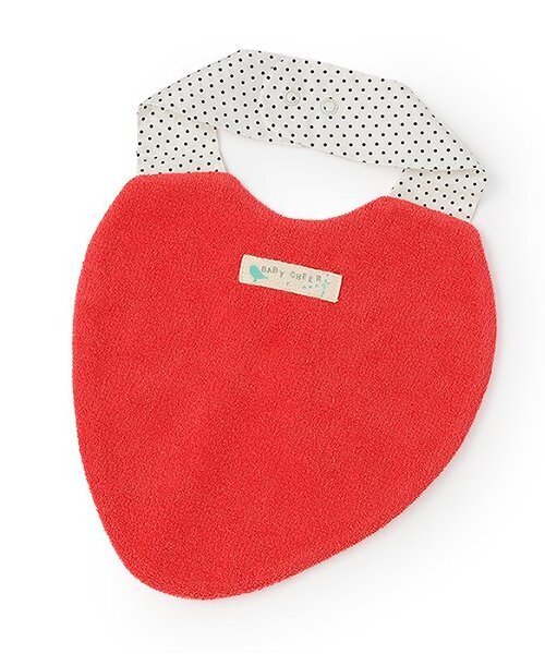 baby cheer（ベイビーチアー）の「いちごスタイ（スタイ/よだれかけ・キッズ・レッド・FREE）」の2枚目の写真