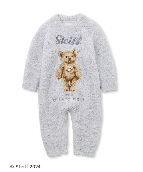 ジェラートピケ gelato pique Steiff ロンパース 新品未使用 gelato pique（ジェラートピケ）の「【Steiff】【BABY】ジェラート