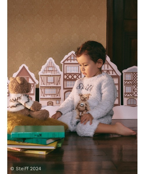ジェラートピケ gelato pique Steiff ロンパース 新品未使用 gelato pique（ジェラートピケ）の「【Steiff】【BABY】ジェラート