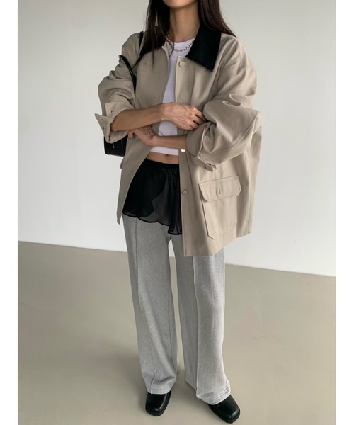 Didot.showroom（ディドット ショールーム）の「フリルミニラップSK（スカート・レディース・ブラック/ブルーグレー/ベージュ/ホワイト・FREE）」の5枚目の写真