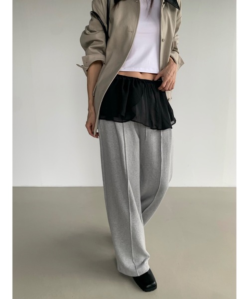 Didot.showroom（ディドット ショールーム）の「フリルミニラップSK（スカート・レディース・ブラック/ブルーグレー/ベージュ/ホワイト・FREE）」の7枚目の写真