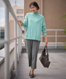 【ストレッチ/ウエストゴム/裏起毛】マルチファンクションストレッチテーパードパンツ
