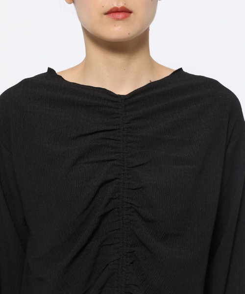 LOWRYS FARM（ローリーズファーム）の「２ＷＡＹシャーリングＰＯＬＳ 200946（Tシャツ/カットソー・レディース・アイボリー/ブラック/ブルー・FREE）」の16枚目の写真