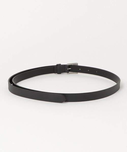 MM6 Maison Margiela(エムエムシックス メゾン マルジェラ)の「LOGO BUCKLE BELT(ベルト・メンズ・ブラック・ONE SIZE)」の2枚目の写真