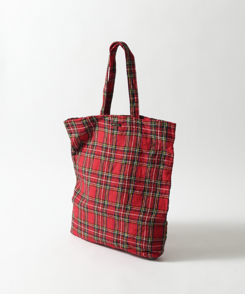 journal standard Furniture （ジャーナルスタンダードファニチャー）の「【R&D.M.Co/オールドマンズテイラー】TOTE BAG CHECK　トートバック（トートバッグ・レディース・ベージュ/レッド・FREE）」の2枚目の写真