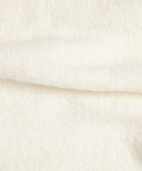 WEGO（ウィゴー）の「WEGO/リボン付きニットストール（マフラー・レディース・ライトグレー/ライトピンク/ホワイト・FREE）」の10枚目の写真