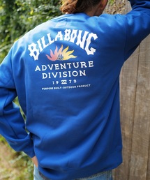 BILLABONG | BILLABONG メンズ ADIV LOGO CREW トレーナー/ビラボンバックプリントボア裏地ロゴスウェットトレーナー(スウェット)