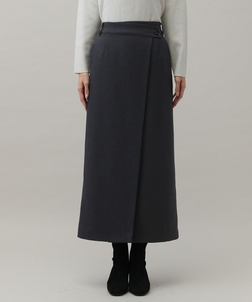 GLOBAL WORK(グローバルワーク)の「MATINEE LINE/ウールライクストレッチスカート/152742(スカート・レディース・チャコール/グレー系その他/ブラウン系その他・LARGE/MEDIUM)」の17枚目の写真