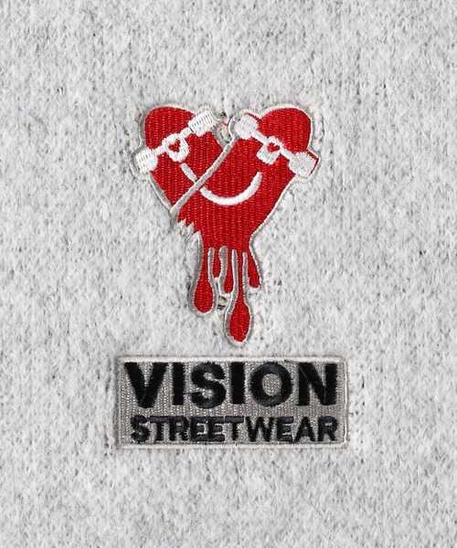 Right-on(ライトオン)の「【VISION STREET WEAR】ダブルジャカードニット(ニット/セーター・メンズ・ブラック/ホワイト・M/L/XL)」の6枚目の写真