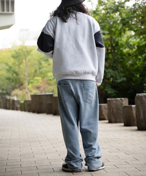 THRASHER（スラッシャー）の「THRASHER スラッシャー ハーフジップ（スウェット・メンズ・ホワイト/ネイビー/グレー/ブラック・M/L）」の10枚目の写真