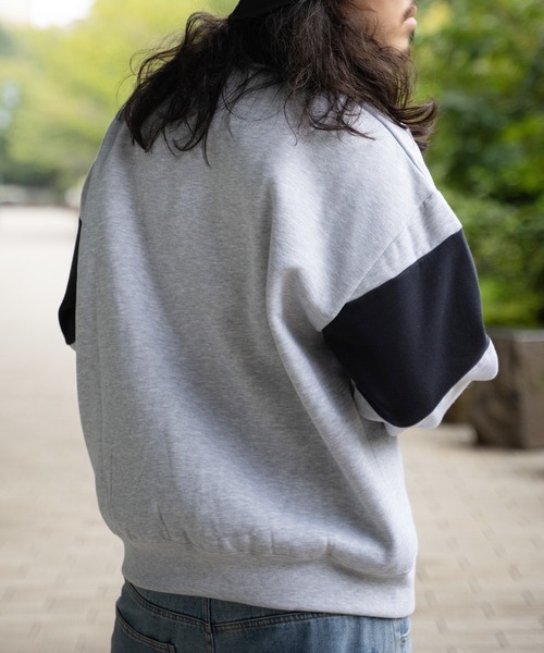 THRASHER（スラッシャー）の「THRASHER スラッシャー ハーフジップ（スウェット・メンズ・ホワイト/ネイビー/グレー/ブラック・M/L）」の7枚目の写真