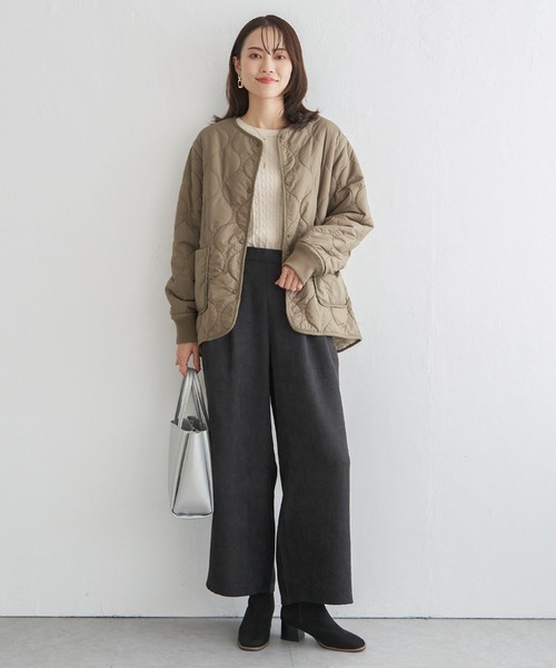 ikka(イッカ)の「サス付きワイドパンツ(その他パンツ・レディース・グレー/ブラック/ベージュ・S/M/L)」の15枚目の写真