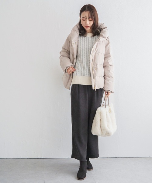 ikka(イッカ)の「サス付きワイドパンツ(その他パンツ・レディース・グレー/ブラック/ベージュ・S/M/L)」の18枚目の写真