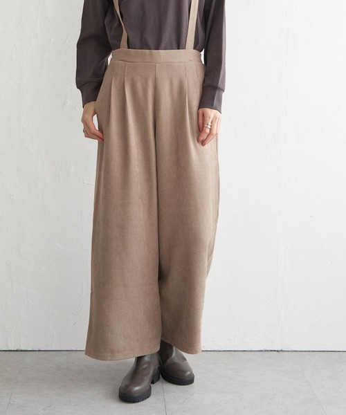 ikka(イッカ)の「サス付きワイドパンツ(その他パンツ・レディース・グレー/ブラック/ベージュ・S/M/L)」の19枚目の写真