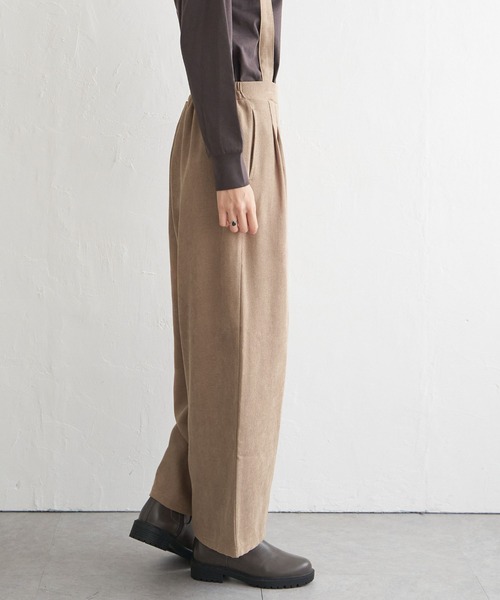 ikka(イッカ)の「サス付きワイドパンツ(その他パンツ・レディース・グレー/ブラック/ベージュ・S/M/L)」の21枚目の写真