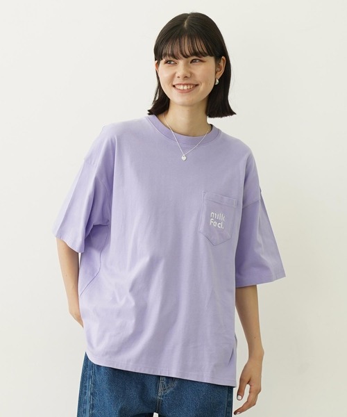 さらに100円引き◆MMLG◆DOODLE 19MG HOOD CUT OUT LOGO POCKET WIDE S/S TEE（Tシャツ/カットソー