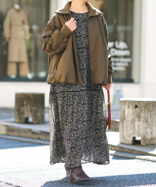 【セール】パデットキルトバルーンジャケット（ダウンジャケット/コート）｜un dix cors（アンディコール）