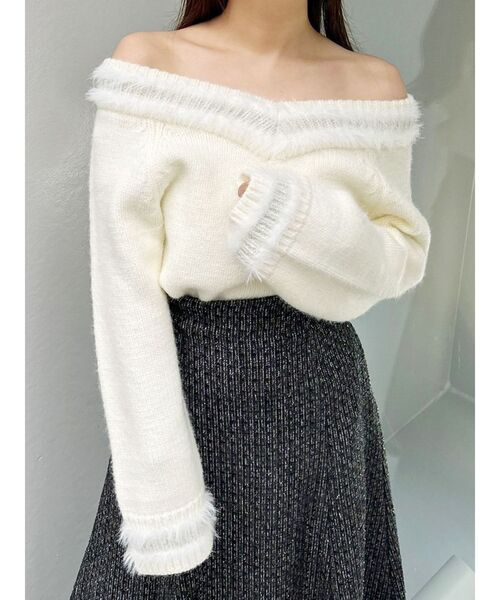 MERCURYDUO × メゾピアノ ニット マーキュリーデュオ MERCURYDUO 【メゾピアノジュニアコラボ