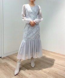 NOELA | モール刺繍フラワーワンピ(ワンピース)