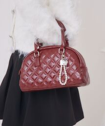 ems excite | キルトボストンバッグ(ショルダーバッグ)