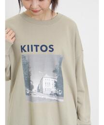 Samansa Mos2 | ミニ裏毛転写プリントカットソー(Tシャツ/カットソー)