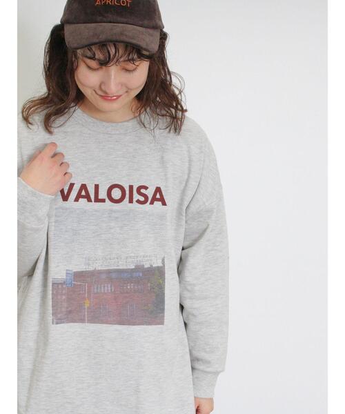 Samansa Mos2(サマンサ モスモス)の「ミニ裏毛転写プリントカットソー(Tシャツ/カットソー・レディース・グレー/オフホワイト/チャコールグレー/ミント・F)」の11枚目の写真
