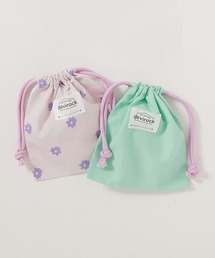 devirock（デビロック）の「2枚セット 速乾 シワになりにくい バケット型巾着 小サイズ（ポーチ）」