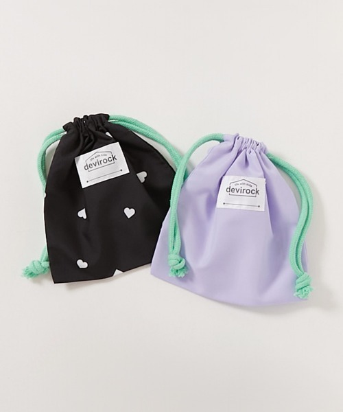 devirock(デビロック)の「2枚セット 速乾 シワになりにくい バケット型巾着 小サイズ(ポーチ・キッズ・ブルー系/ベージュ系/パープル系/ブラウン系その他/ブルー系その他2/ブルー系その他/グリーン系その他/パープル系その他・ONE SIZE)」の7枚目の写真