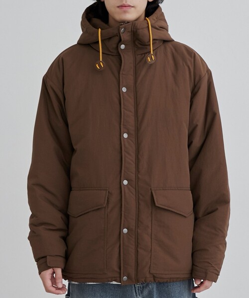 coen（コーエン）の「タスランナイロンマウンテンパーカー（マウンテンパーカー・メンズ・ブラック/ブラウン/ライム・L/M）」の19枚目の写真