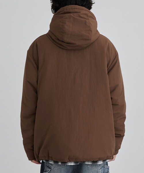 coen（コーエン）の「タスランナイロンマウンテンパーカー（マウンテンパーカー・メンズ・ブラック/ブラウン/ライム・L/M）」の17枚目の写真