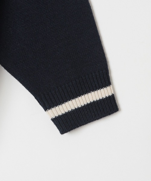 GLOBAL WORK（グローバルワーク）の「FILA/コラボワッペンカーディガン/252062（カーディガン/ボレロ・キッズ・アイボリー/ネイビー・130cm/140cm/150cm/160cm/170cm）」の22枚目の写真