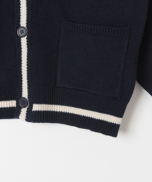 GLOBAL WORK（グローバルワーク）の「FILA/コラボワッペンカーディガン/252062（カーディガン/ボレロ・キッズ・アイボリー/ネイビー・130cm/140cm/150cm/160cm/170cm）」の20枚目の写真
