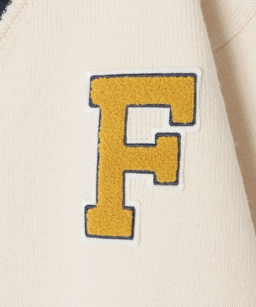 GLOBAL WORK（グローバルワーク）の「FILA/コラボワッペンカーディガン/252062（カーディガン/ボレロ・キッズ・アイボリー/ネイビー・130cm/140cm/150cm/160cm/170cm）」の17枚目の写真