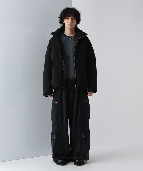 HARE（ハレ）の「アーガイルステッチニットプルオーバー(HARE)（ニット/セーター・メンズ・グレー/ブラック・FREE）」の5枚目の写真