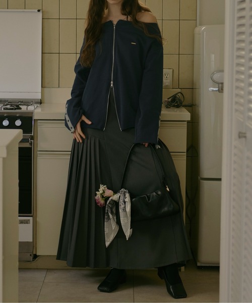 west slit pleats skirt/ウエストスリットプリーツスカート(スカート)|loin nuit(ロワンニュイ)