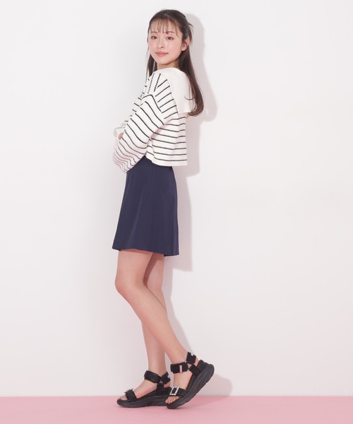 JILL by JILL STUART（ジルバイジルスチュアート）の「◇ビッグカラーニットカーディガン（ニット/セーター・レディース・ブラック系その他2/ピンク/レッド系その他・FREE）」の11枚目の写真