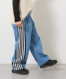 CIAOPANIC TYPY（チャオパニックティピー）の「【2025年S/S新作】【KIDS】リメイク切替ジャージーデニム（デニムパンツ・キッズ）」