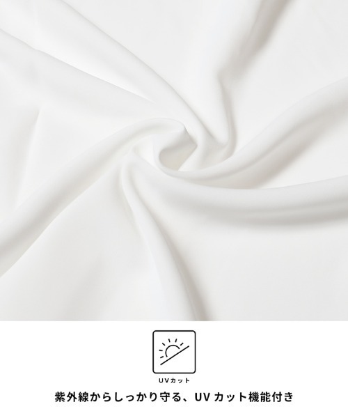 coca（coca）（コカ）の「ボウタイブラウス | セレモニー オフィス ママスーツ スーツ 卒業式（シャツ/ブラウス・レディース・ホワイト/ライトブルー・L/M）」の3枚目の写真