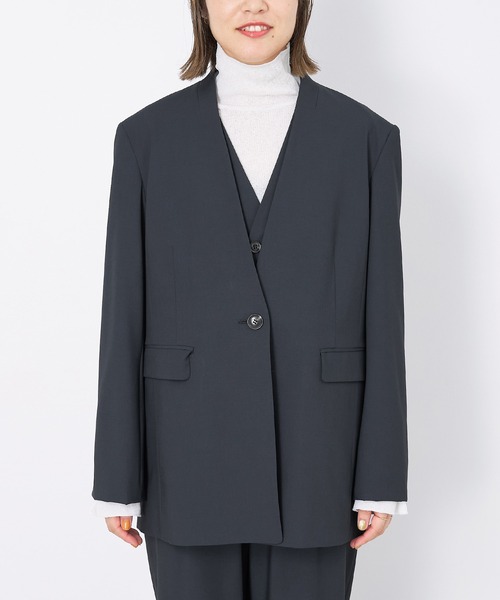 MICA＆DEAL｜ノーカラージャケット | Rakuten Fashion(楽天
