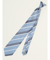 m.f.editorial（エムエフエディトリアル）の「【シルク100％】m.f.エディトリアル メンズ セッテピエゲ シルクストライプ柄 ネクタイ 8cm幅（ネクタイ）」